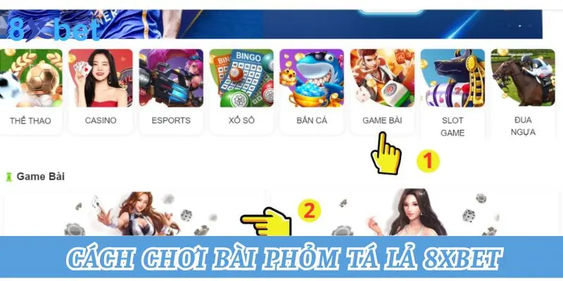 Cách Chơi Phỏm Tá Lả 8xbet Dễ Thắng Nhất Cho Tân Binh Hướng dẫn cách chơi bài phỏm tá lả 8Xbet